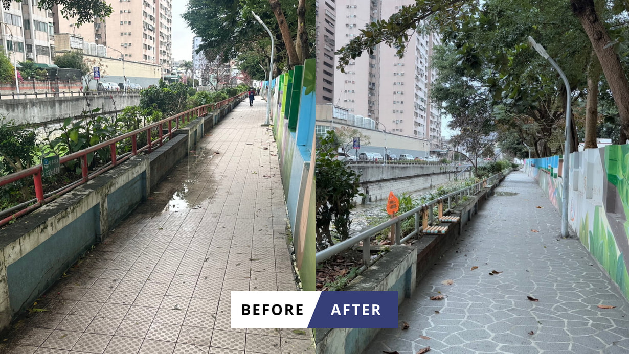 塔寮坑溪畔右岸人行步道優化工程完工-4