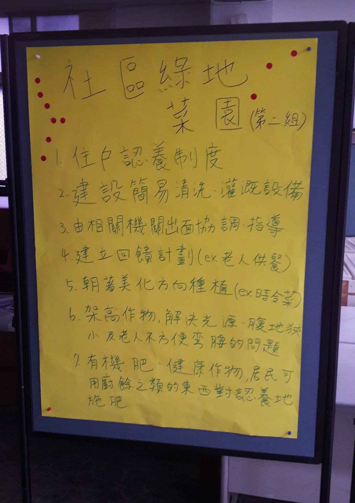 修正提案(社區綠地菜園)
