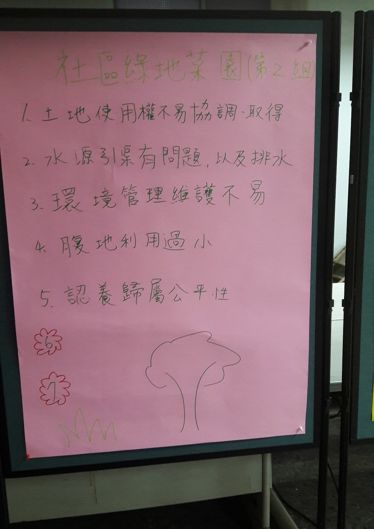 缺點(社區綠地菜園)