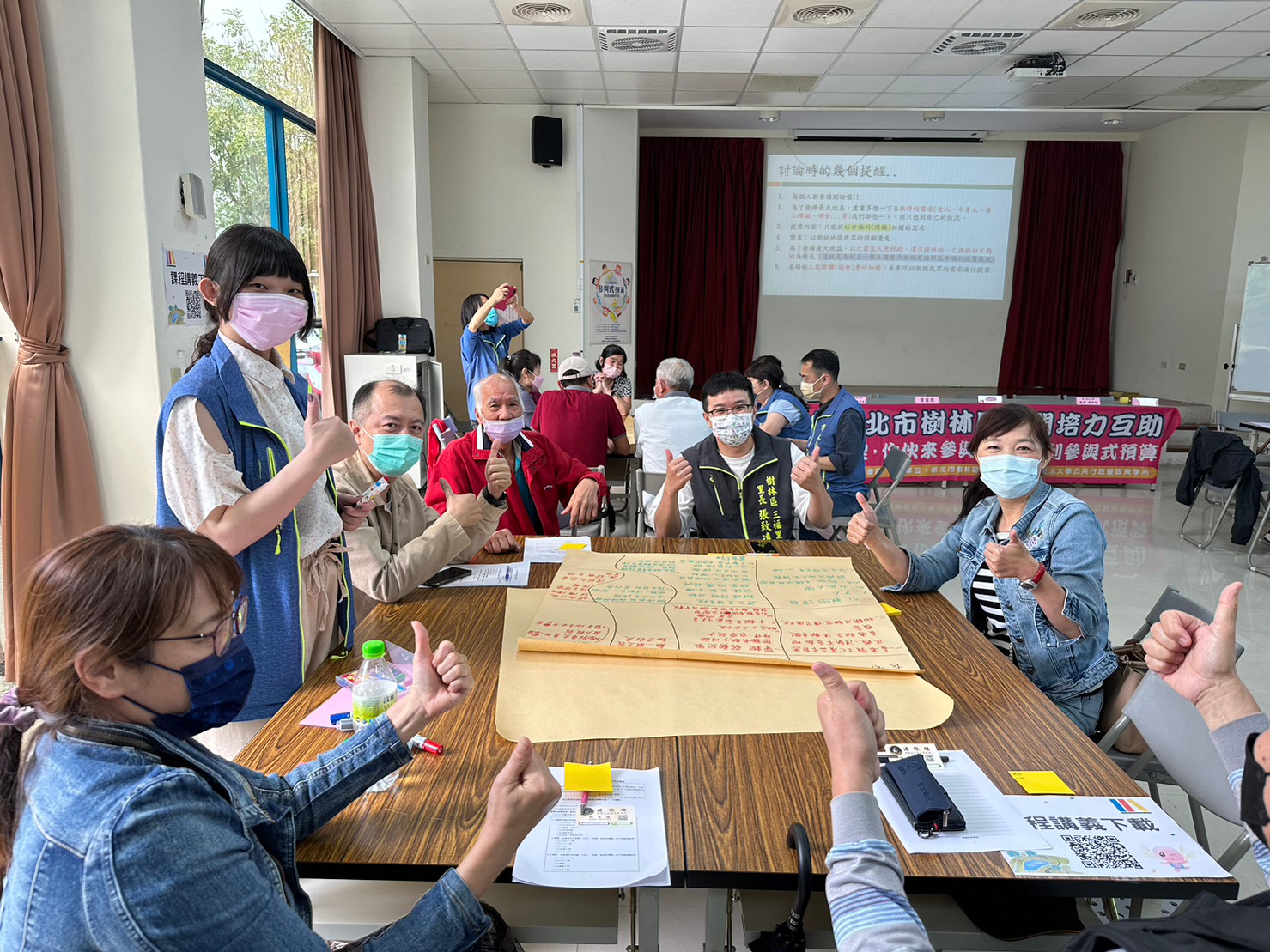 我們參與式預算的列車，終於緩緩駛入社區，實際聽取大家的建議