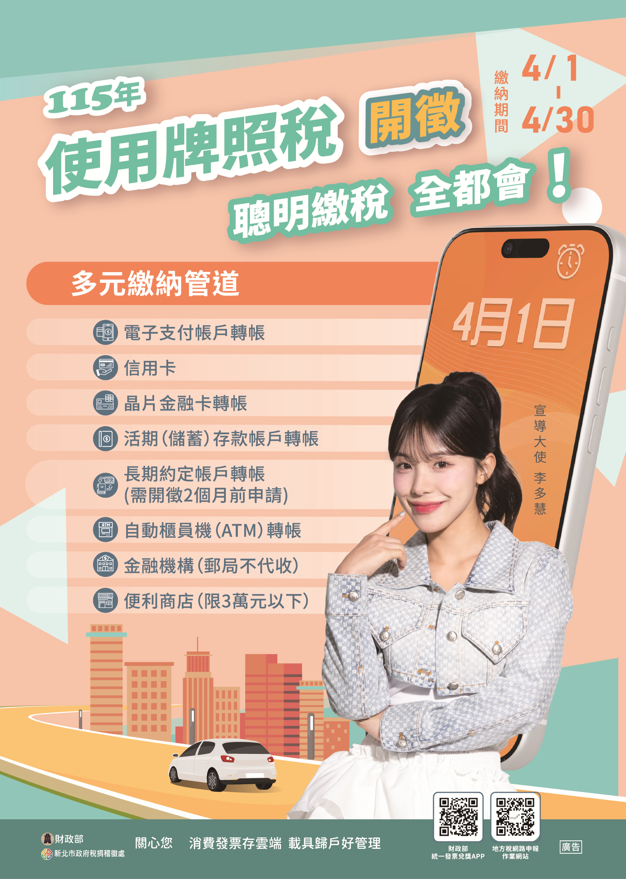 使用牌照稅開徵DM